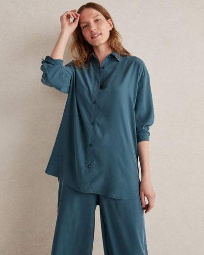 MODAL OVERSIZED SHIRT | Talbots