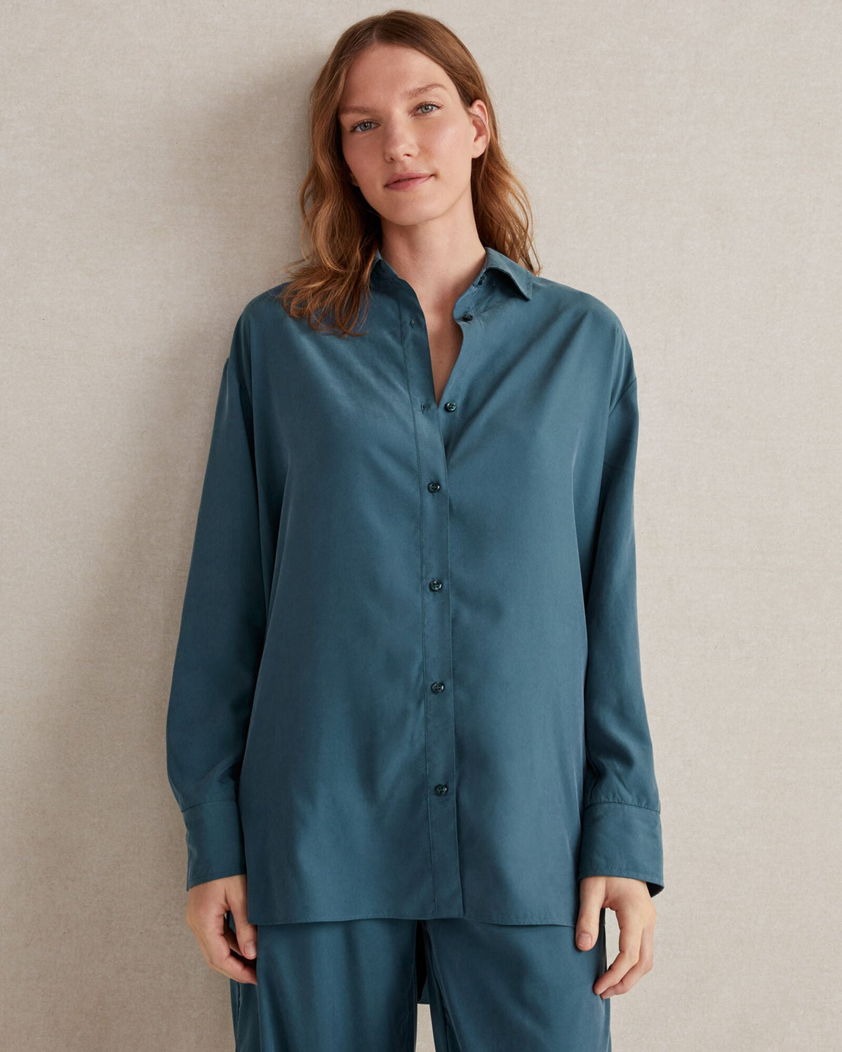 MODAL OVERSIZED SHIRT | Talbots