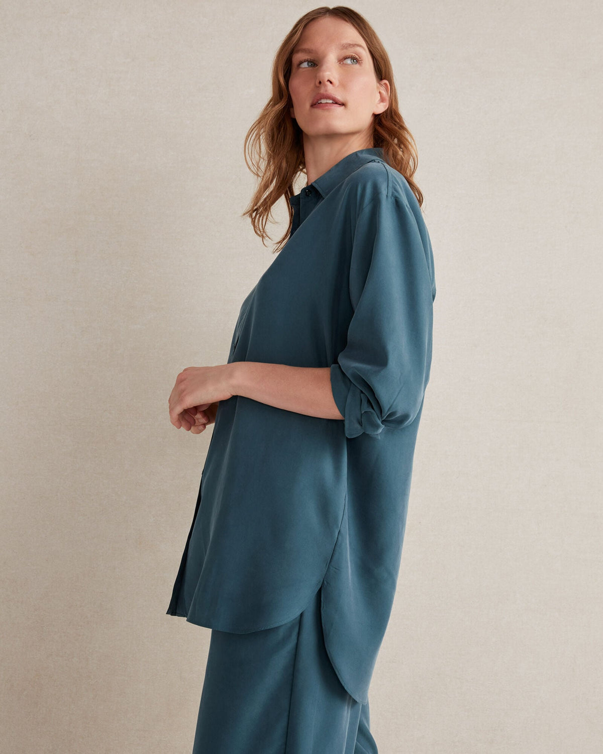 MODAL OVERSIZED SHIRT | Talbots