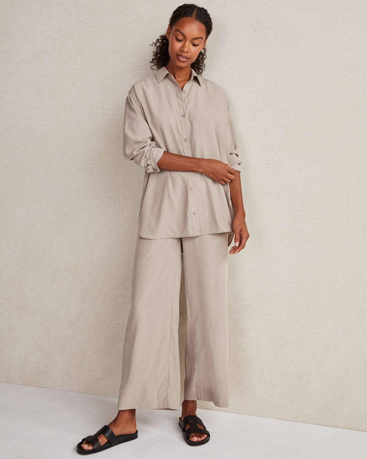 MODAL OVERSIZED SHIRT | Talbots