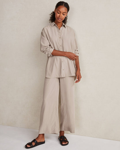 MODAL OVERSIZED SHIRT | Talbots
