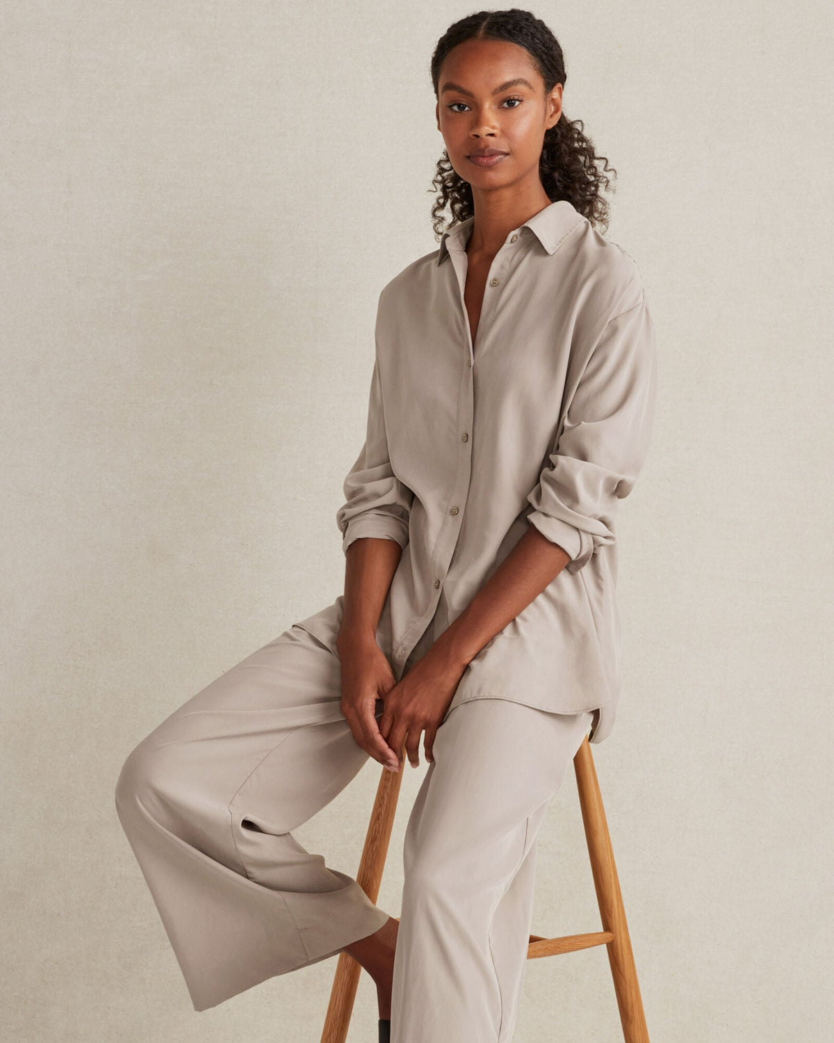 MODAL OVERSIZED SHIRT | Talbots