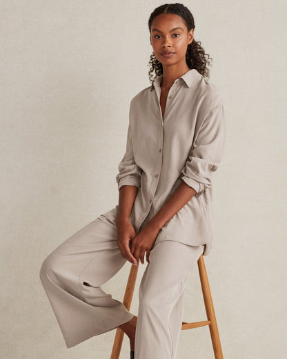 MODAL OVERSIZED SHIRT | Talbots