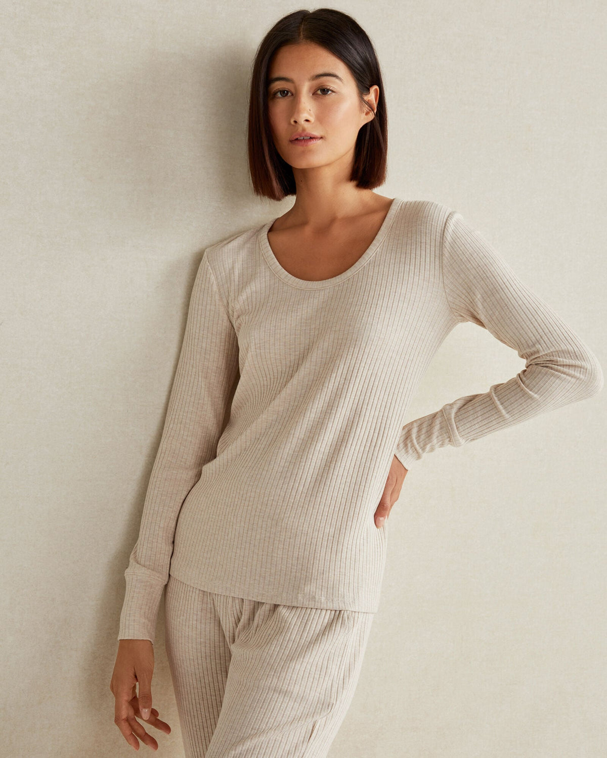 DRAPEY RIB KNIT TOP | Talbots