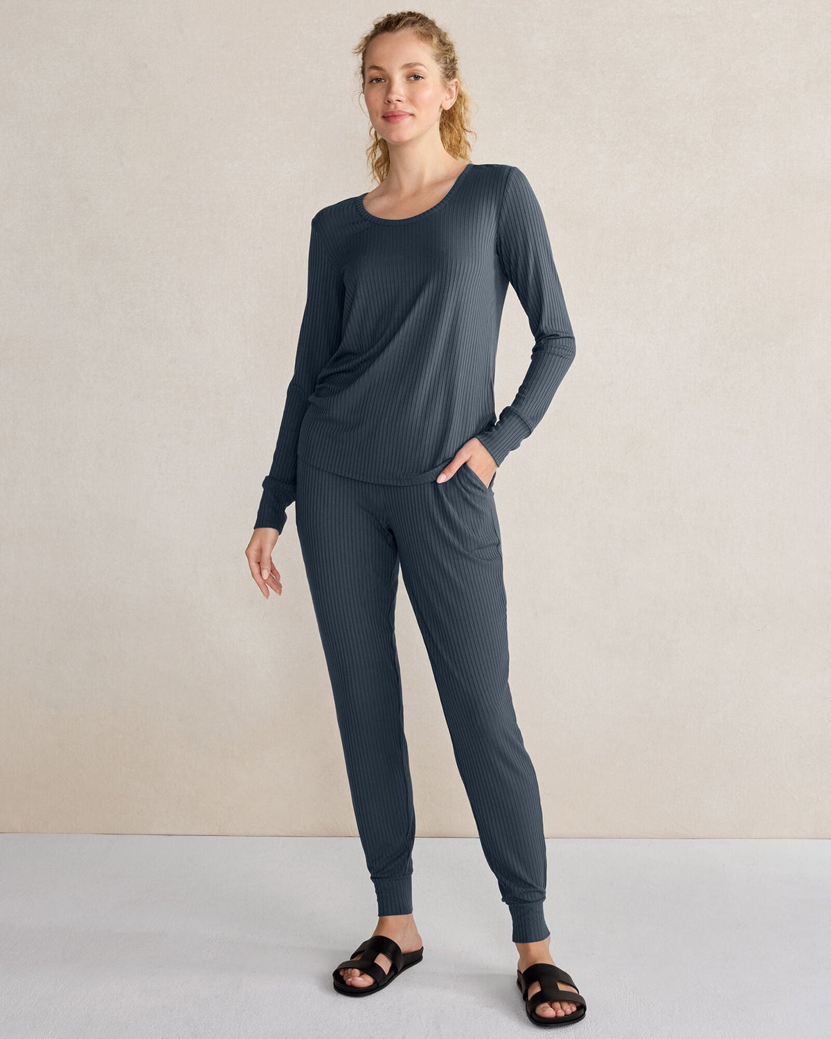 DRAPEY RIB KNIT TOP | Talbots