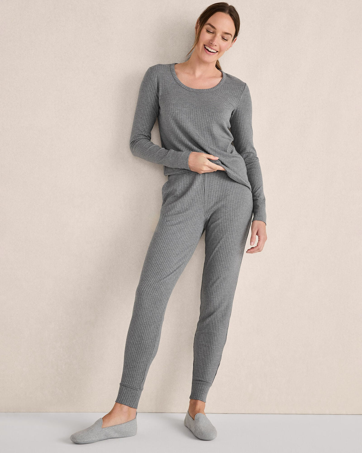 DRAPEY RIB KNIT TOP | Talbots
