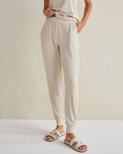 DRAPEY RIB KNIT JOGGERS | Talbots