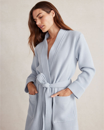 ORGANIC COTTON WAFFLE ROBE | Talbots