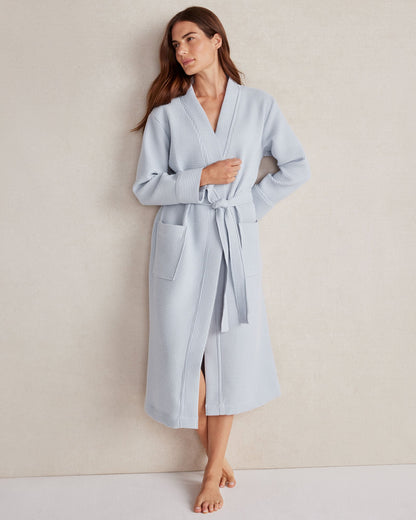ORGANIC COTTON WAFFLE ROBE | Talbots