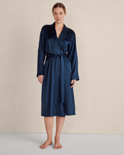WASHABLE SILK ROBE | Talbots