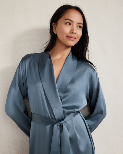 WASHABLE SILK ROBE | Talbots