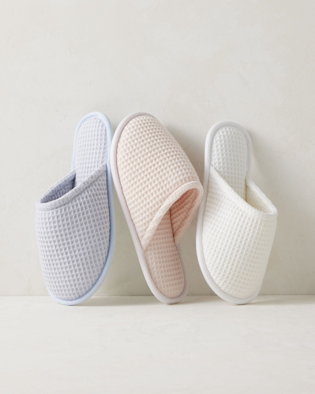ORGANIC COTTON TERRY WAFFLE SLIPPERS | Talbots