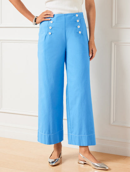 WIDE LEG SAILOR PANTS | Talbots