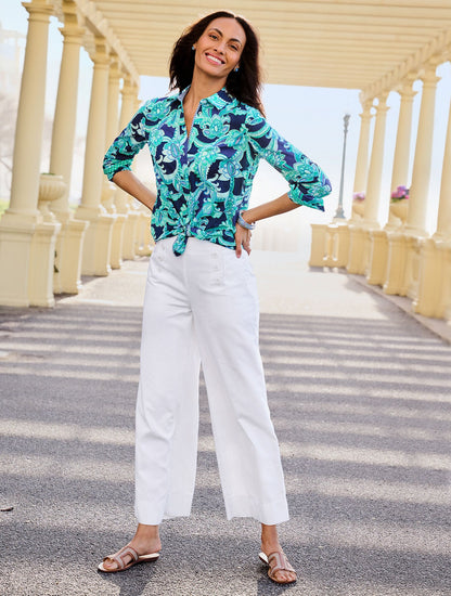 WIDE LEG SAILOR PANTS | Talbots
