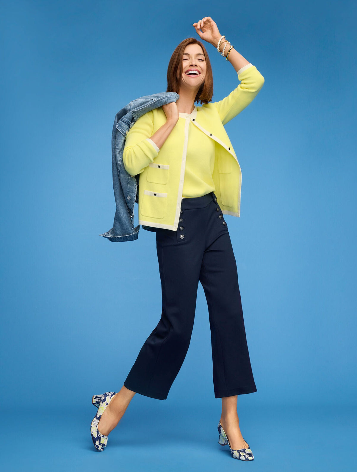 KNIT SAILOR CROP PANTS | Talbots