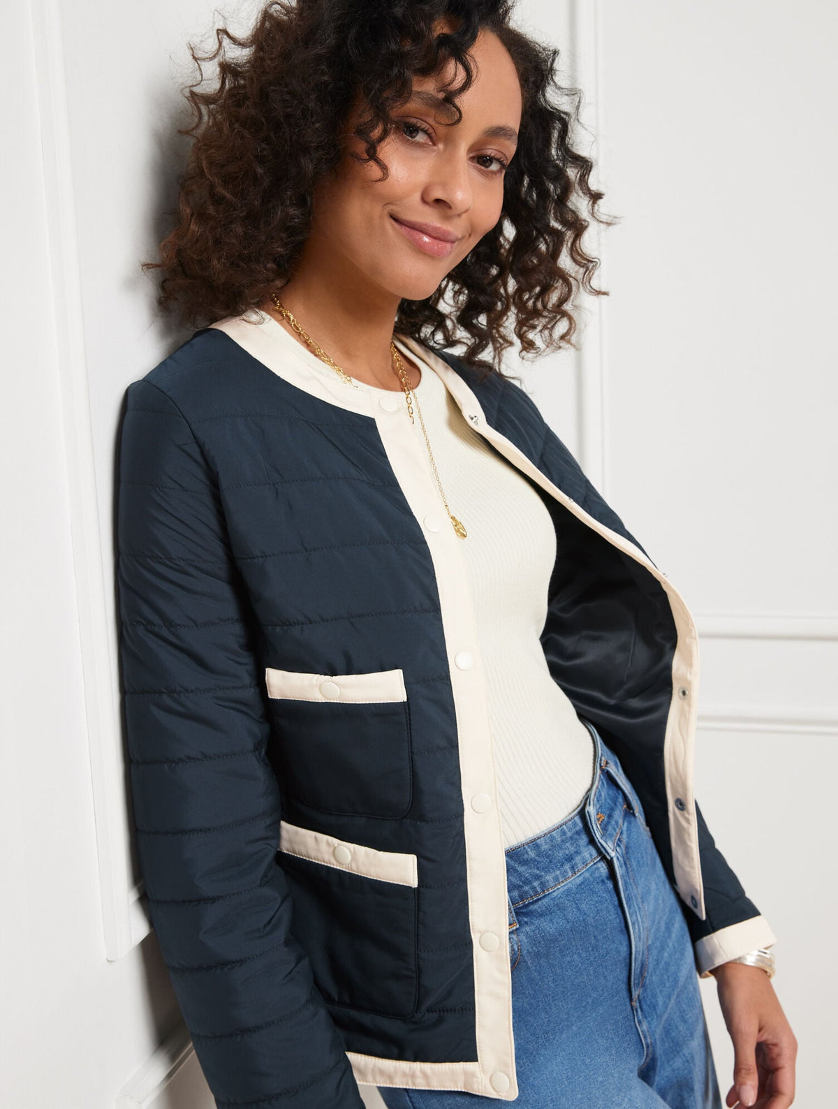 QUILTED LADY JACKET | Talbots