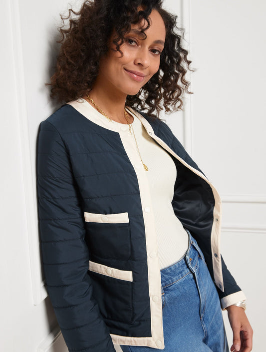 QUILTED LADY JACKET | Talbots