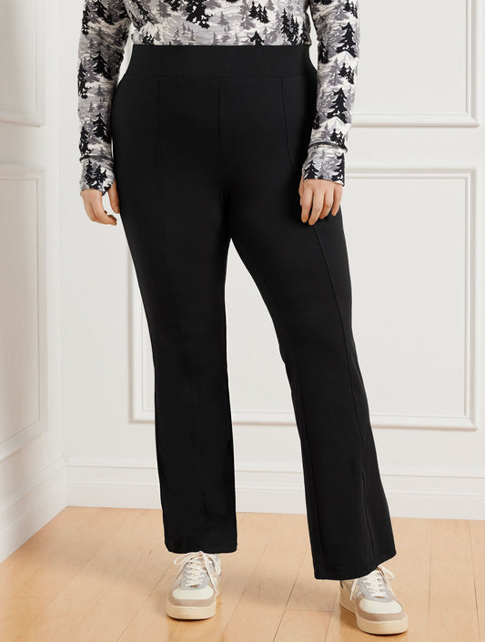 OUT & ABOUT SEAMED BOOTCUT PANTS | Talbots