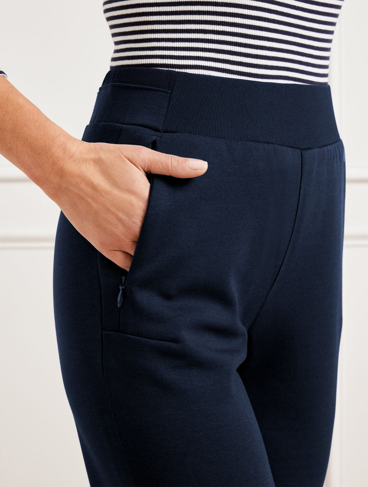 AIRKNIT STRETCH RIBBED JOGGERS | Talbots