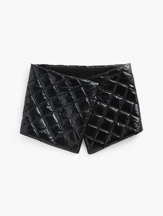 QUILTED PUFFER COLLAR SCARF | Talbots