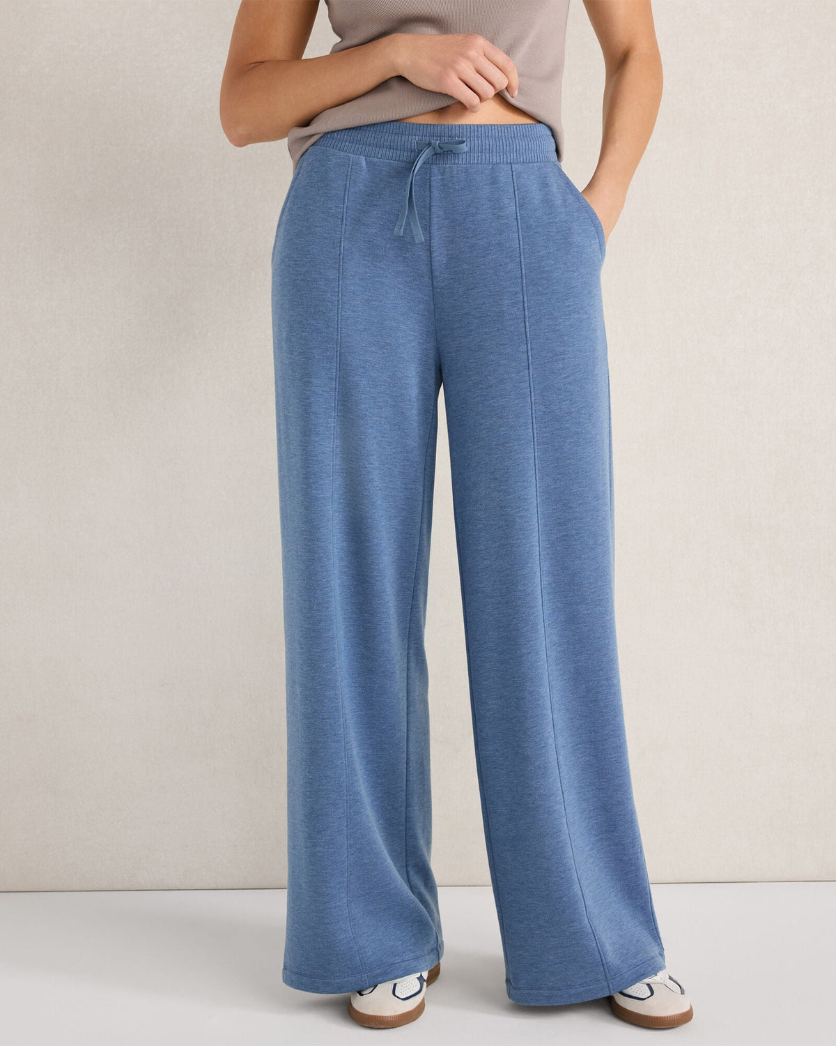 FLEECE WIDE LEG PANTS | Talbots