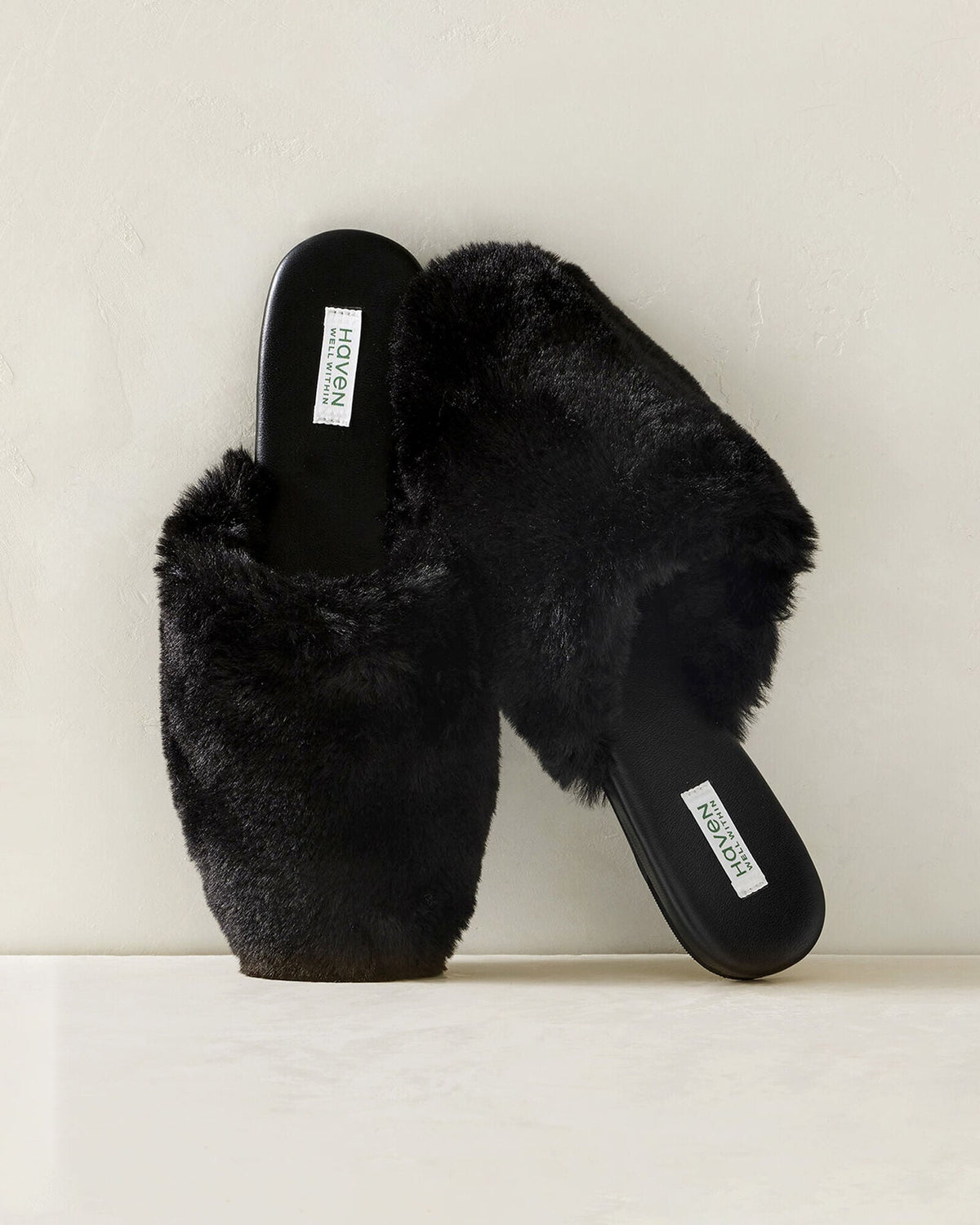 FAUX FUR MULE SLIDES | Talbots