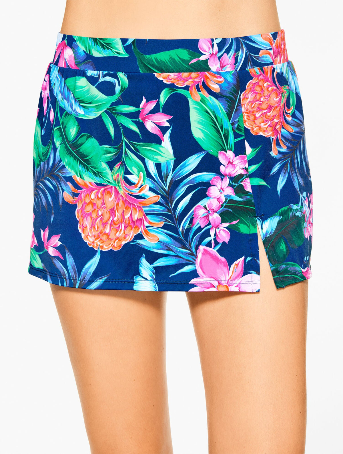 MIRACLESUIT® VENTED SKIRT - TROPICAL FLORAL | Talbots