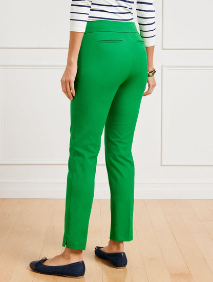 TALBOTS CHATHAM COTTON BI-STRETCH SLIM ANKLE PANTS | Talbots