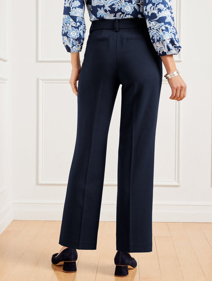 TALBOTS SOUTHAMPTON TAILORED STRETCH STRAIGHT LEG PANTS | Talbots