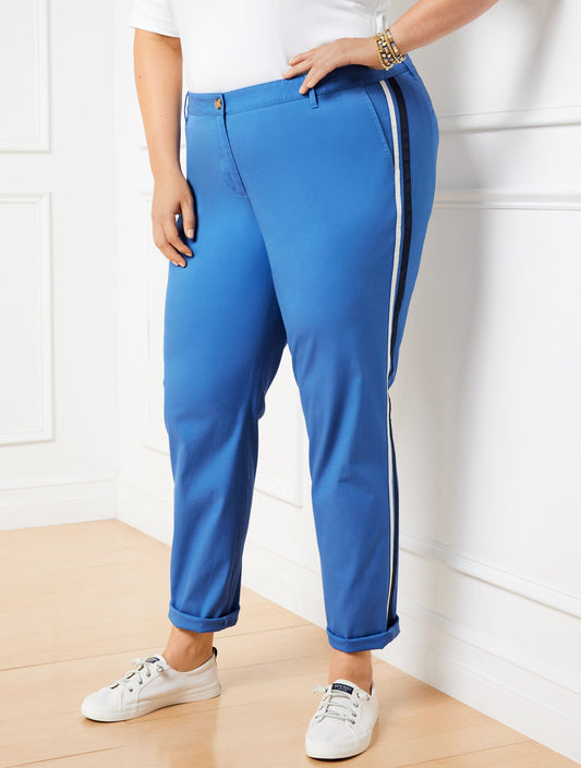 RELAXED CHINOS - SIDE STRIPE | Talbots