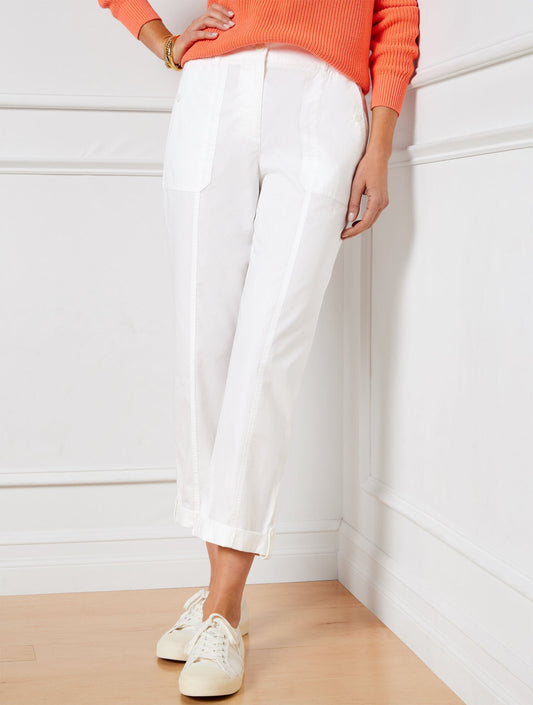 RELAXED CROP PANT | Talbots