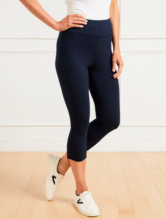 EVERYDAY STRETCH PEDAL PUSHER - SNAP BUTTON HEM | Talbots
