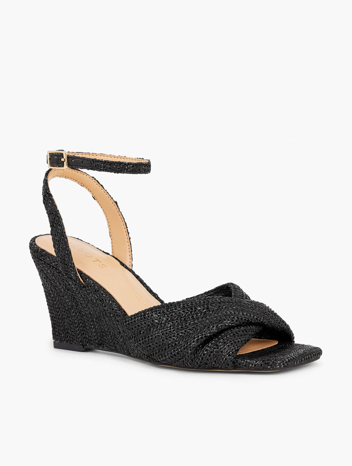 ANYA TWIST RAFFIA WEDGES | Talbots