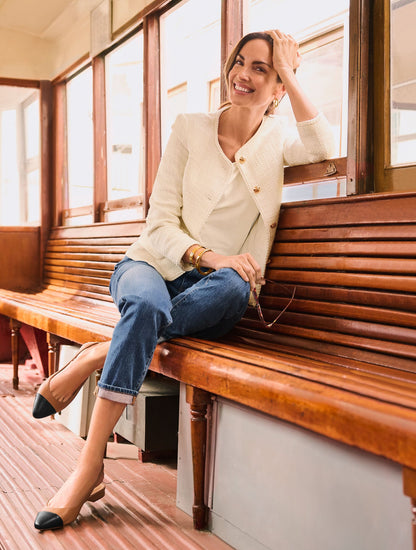 EDISON NAPPA SLINGBACK FLATS | Talbots