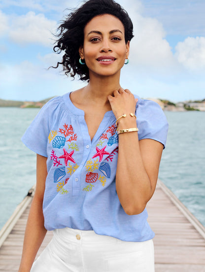 METAL TILES STRETCH BRACELET | Talbots