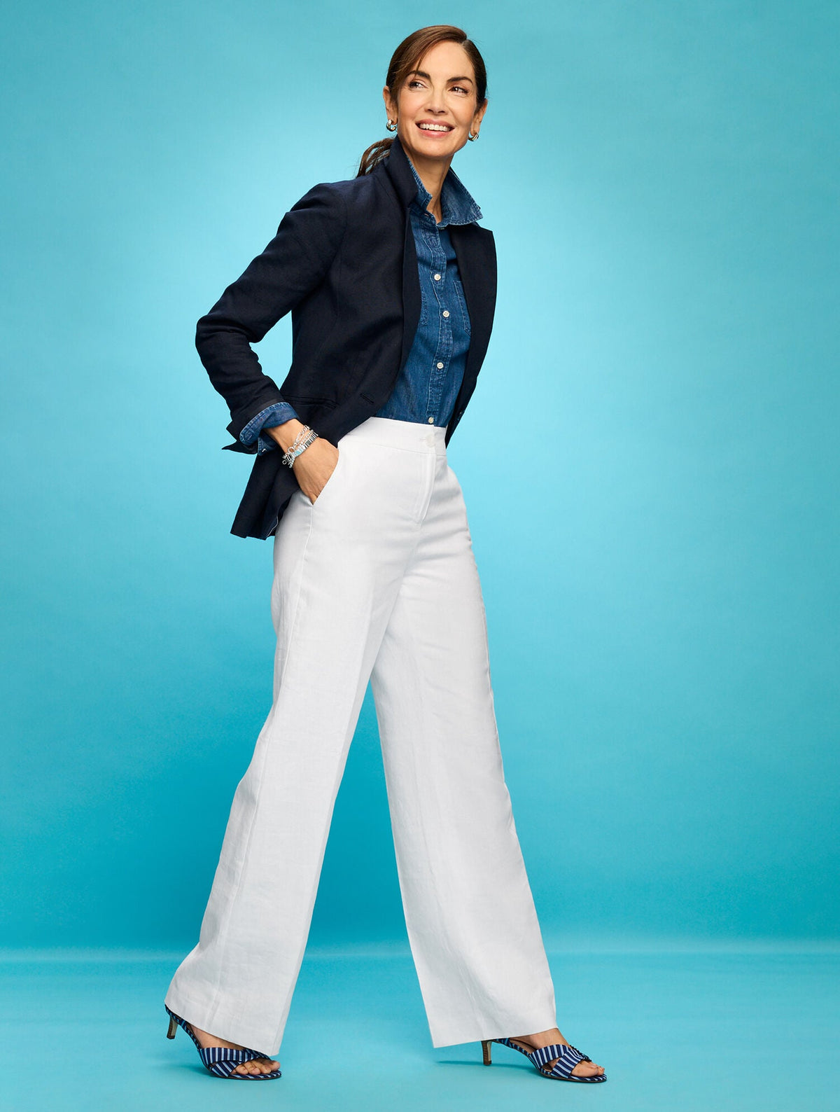 DENIM MODERN CLASSIC SHIRT - MARIN WASH | Talbots