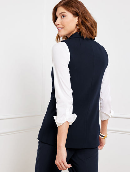 EASY TRAVEL LONG VEST | Talbots