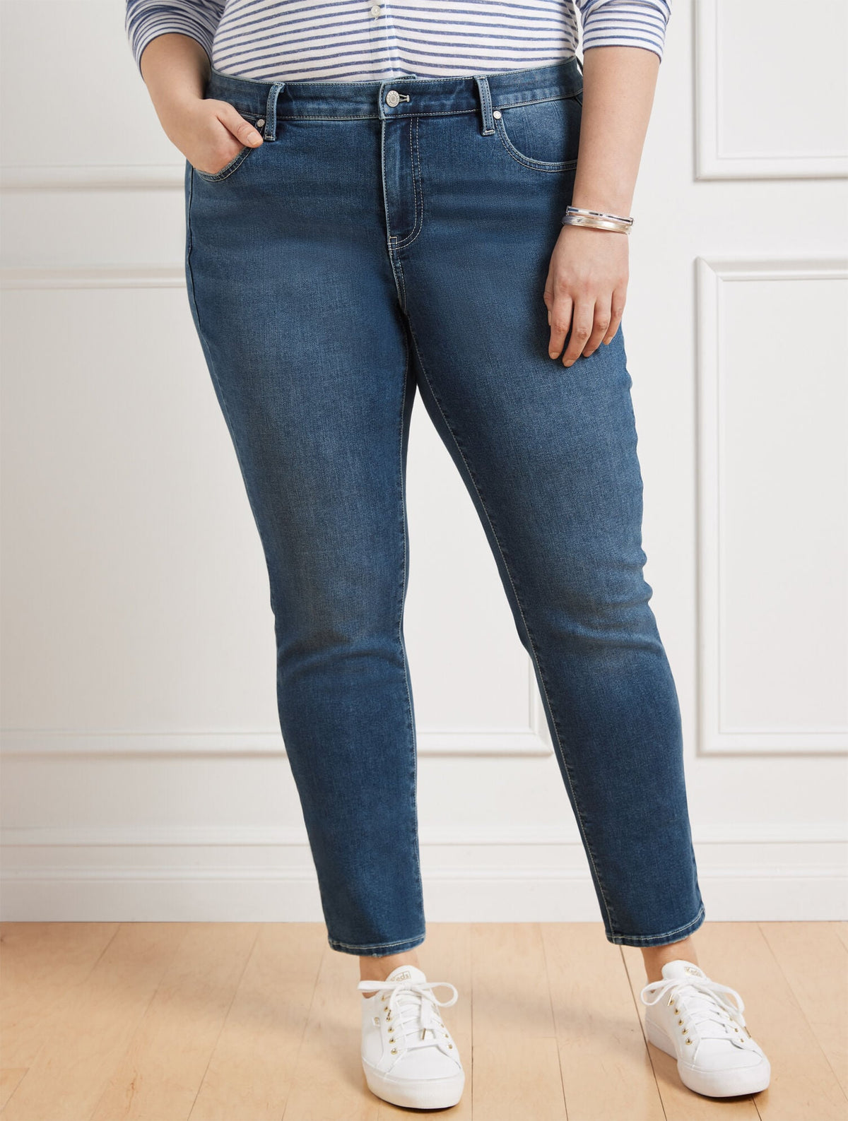 SLIM ANKLE JEANS - PALMA WASH | Talbots