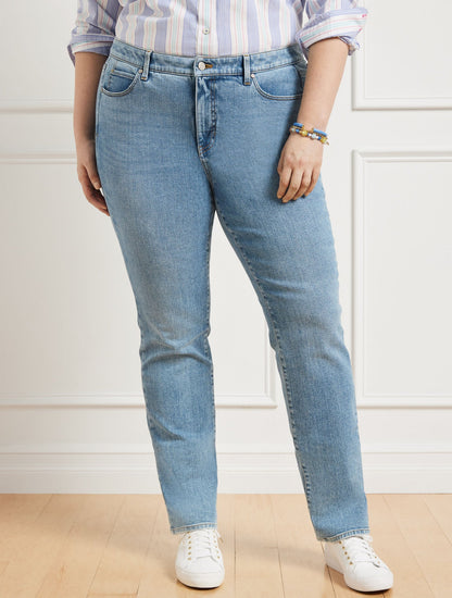 STRAIGHT LEG JEANS - CAROLINA WASH | Talbots