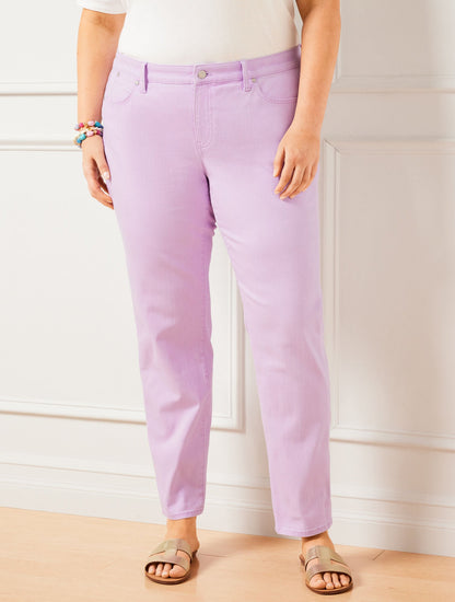 SLIM ANKLE JEANS - PIGMENT DYE | Talbots