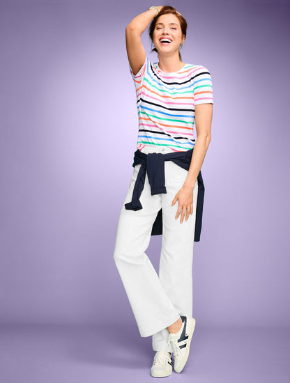 WIDE LEG TROUSER JEANS | Talbots