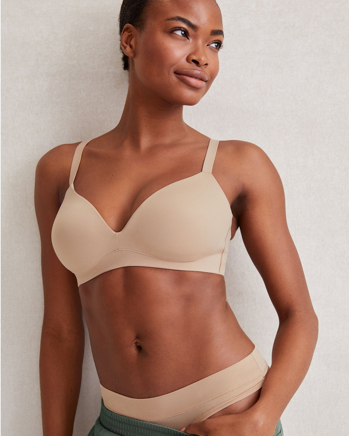 EMBRACE LIGHTLY-LINED NO-WIRE T-SHIRT BRA | Talbots