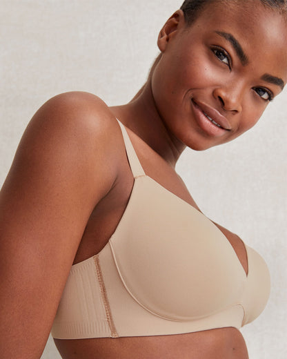 EMBRACE LIGHTLY-LINED NO-WIRE T-SHIRT BRA | Talbots