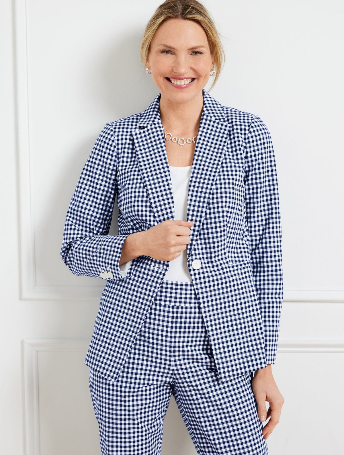BLAZER - PREPPY GINGHAM | Talbots