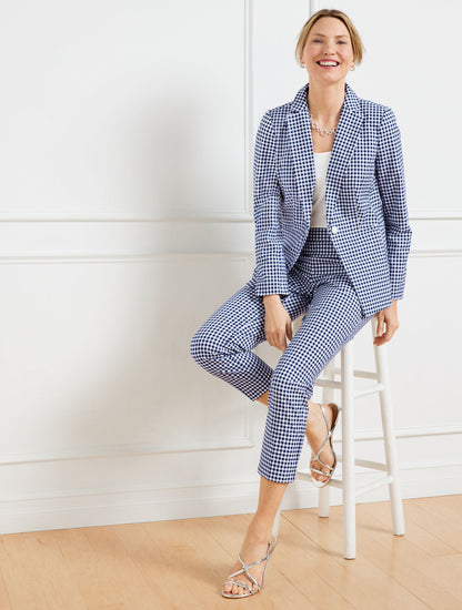 BLAZER - PREPPY GINGHAM | Talbots