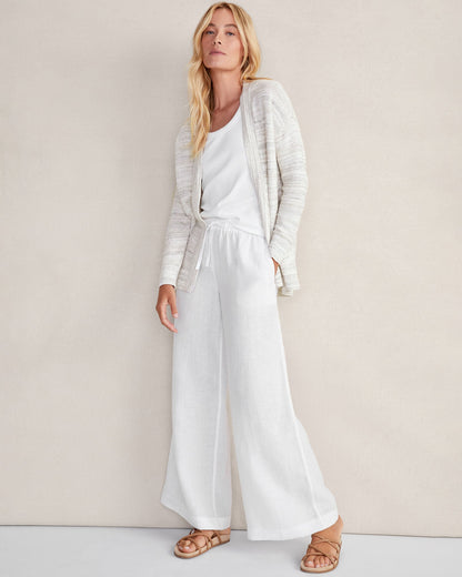 ORGANIC COTTON SPACEDYE CARDIGAN | Talbots