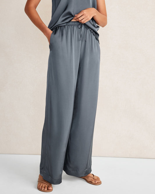 SILKY DRAWSTRING PANTS | Talbots