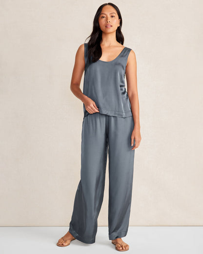 SILKY SCOOP NECK TANK | Talbots