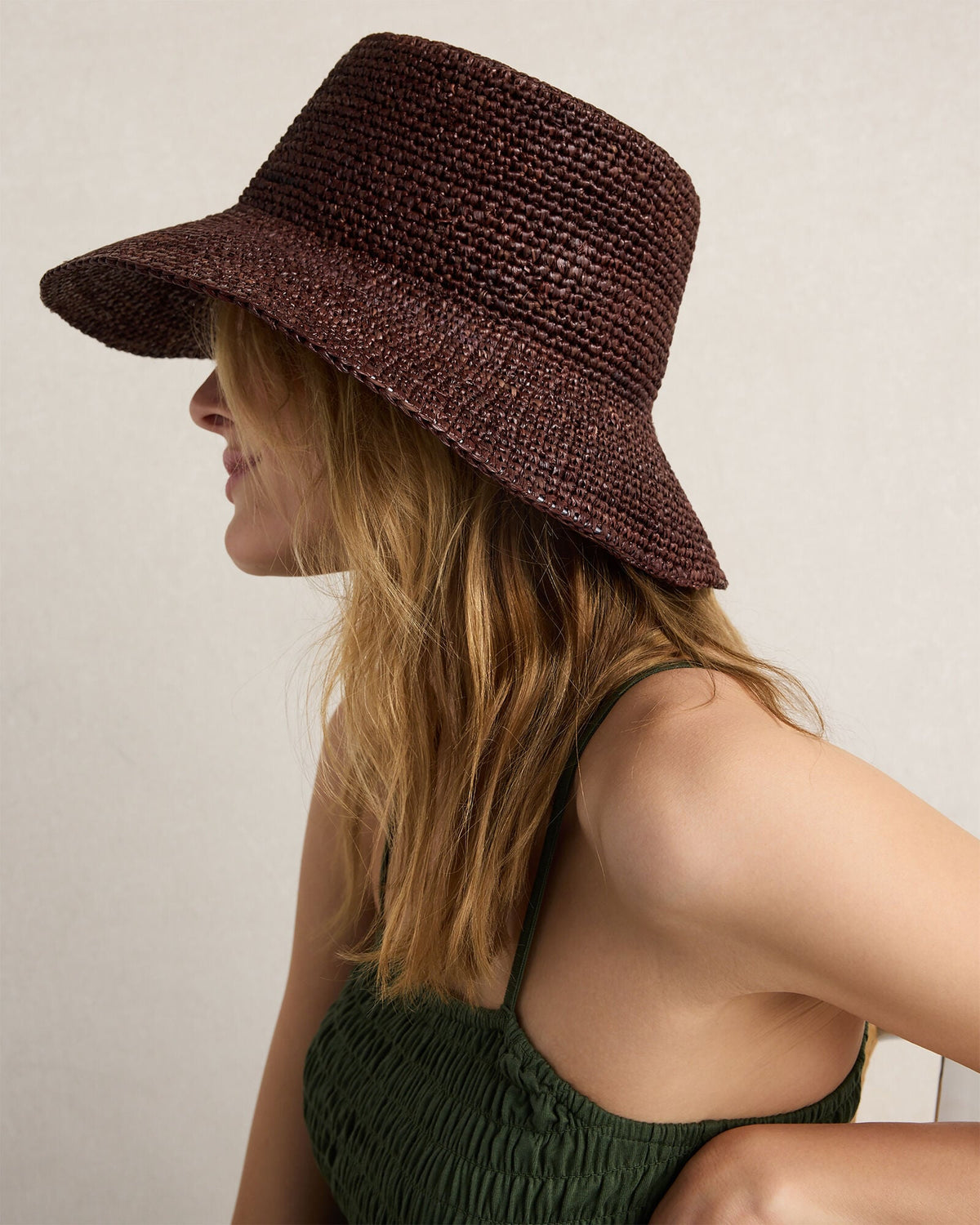 RAFFIA BUCKET HAT | Talbots