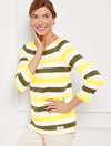 IVORY/BURNT OLIVE/YELLOW